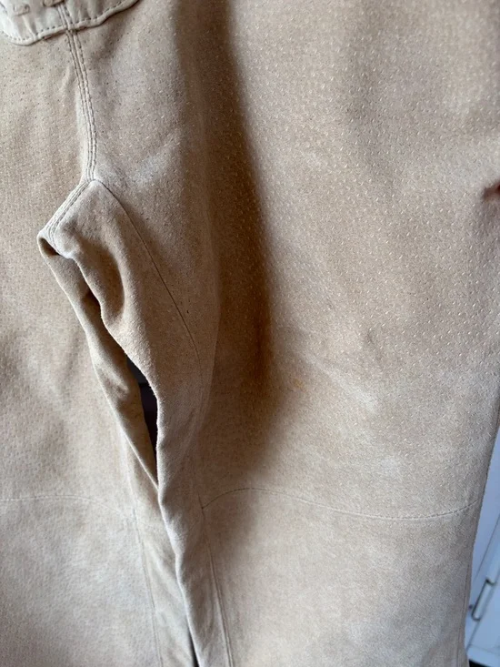 Vintage Suede Lace-Up Bootcut Festival Pants - Picture 7 of 12